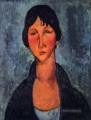 des blauen Bluse Amedeo Modigliani